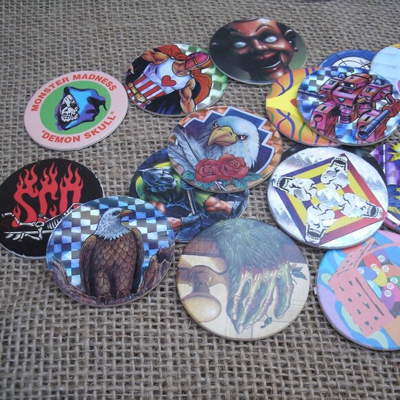 Vintage Pog Collection in Plastic Storage Tube - Picture 3 of 16